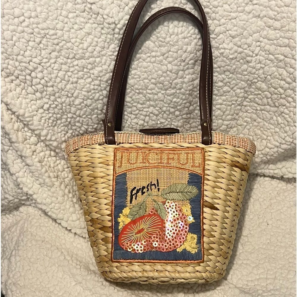 Juiciful Wicker Handbag 